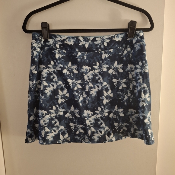 Tranquility by Colorado Clothing Pants - Tranquility by Colorado Clothing Women's Blue Floral Mini Skort
